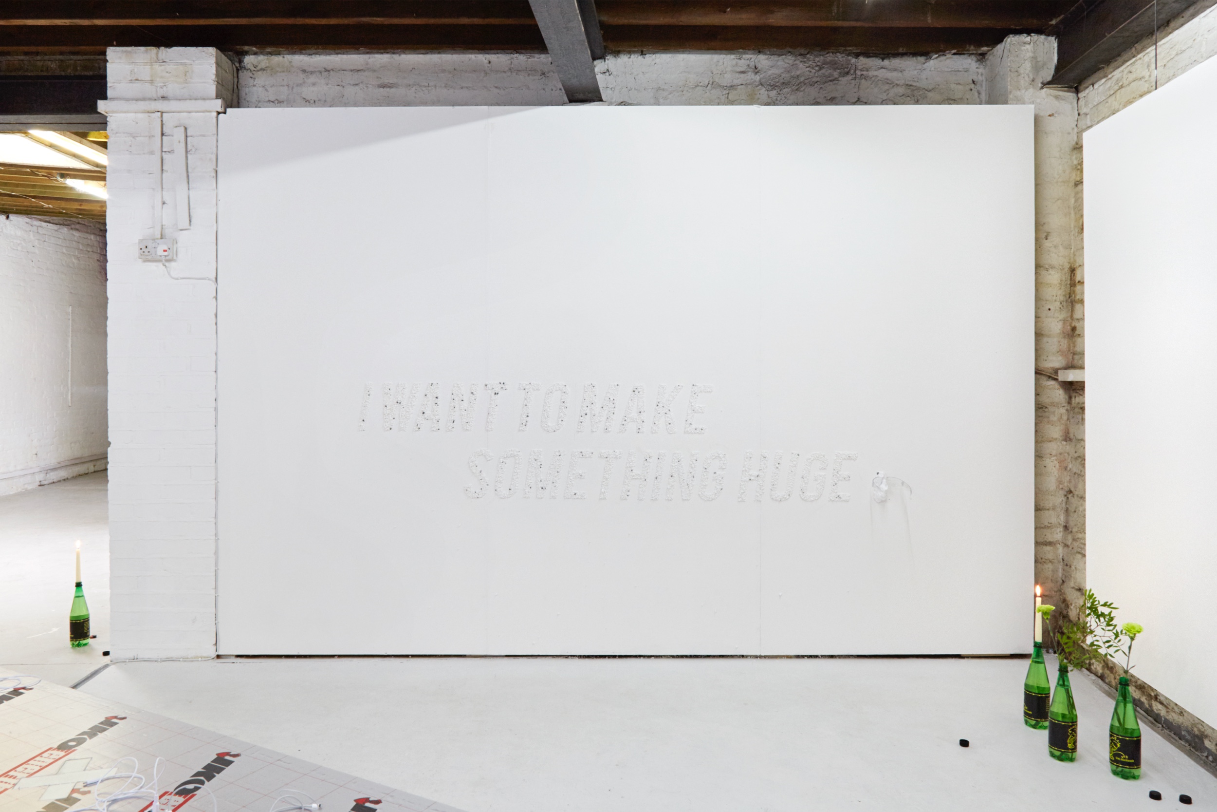 I want to make something huge, Camille Yvert, Sluice HQ, curated by IKO